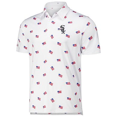 Men's Antigua White Chicago White Sox Americana Polo