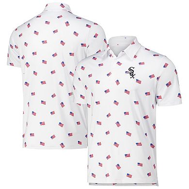 Men's Antigua White Chicago White Sox Americana Polo
