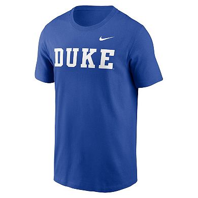 Men's Nike Royal Duke Blue Devils Primetime Wordmark T-Shirt