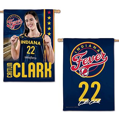 WinCraft Caitlin Clark Indiana Fever 28â€ x 40â€ Double-Sided Vertical Banner