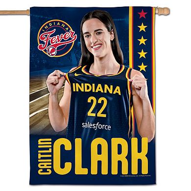 WinCraft Caitlin Clark Indiana Fever 28â€ x 40â€ Double-Sided Vertical Banner