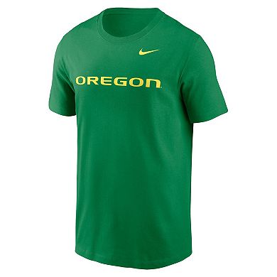 Men's Nike Green Oregon Ducks Primetime Wordmark T-Shirt