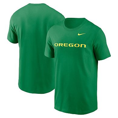Men's Nike Green Oregon Ducks Primetime Wordmark T-Shirt