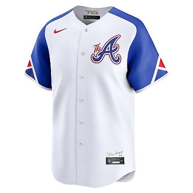 Men's Nike White Atlanta Braves City Connect Limited Jersey