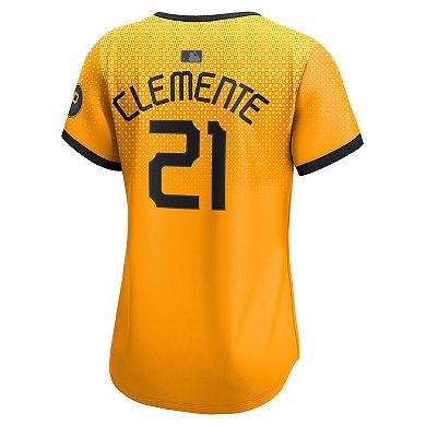 Women's Nike Roberto Clemente No Color Pittsburgh Pirates City Connect Limited Player Jersey