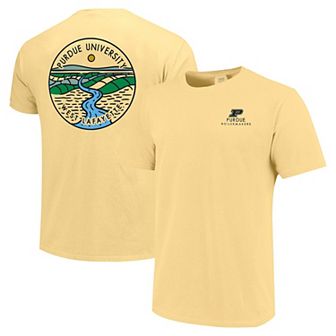 Unisex Gold Purdue Boilermakers Scenic Comfort Colors T-Shirt