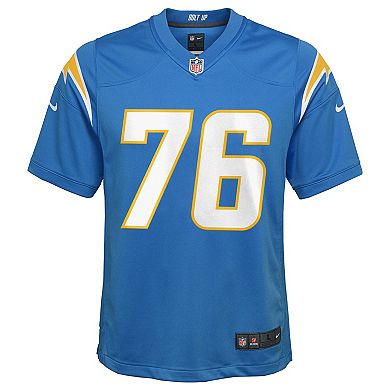 Youth Nike Joe Alt Powder Blue Los Angeles Chargers Player Game Jersey