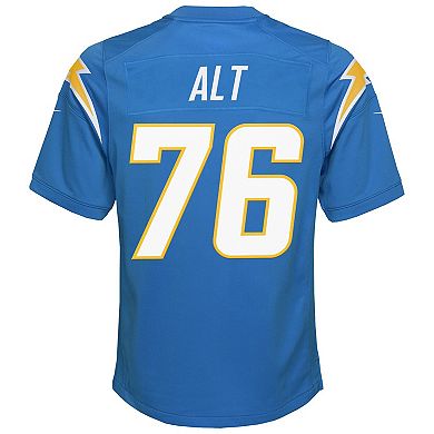 Youth Nike Joe Alt Powder Blue Los Angeles Chargers Player Game Jersey