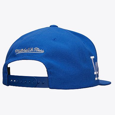 Men's Mitchell & Ness Royal Los Angeles Dodgers Team Tagged Snapback Hat