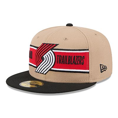 Men's New Era Tan/Black Portland Trail Blazers 2024 NBA Draft