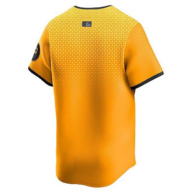 Men's Nike Gold Pittsburgh Pirates City Connect Limited Jersey