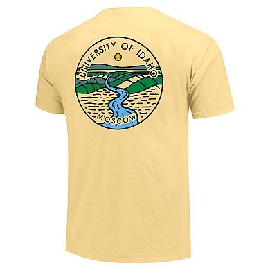 Unisex Gold Idaho Vandals Scenic Comfort Colors T-Shirt