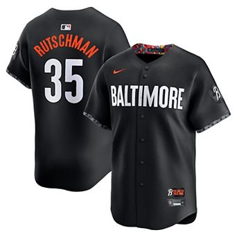 Men's Nike Adley Rutschman Black Baltimore Orioles City Connect Limited Player Jersey