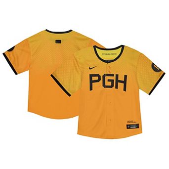 Toddler Nike Yellow Pittsburgh Pirates City Connect Limited Jersey