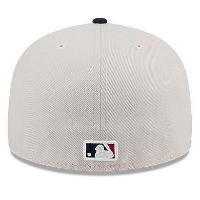 Men's New Era Khaki/Black Boston Red Sox 2024 Fourth of July 59FIFTY Fitted Hat