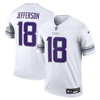 Men's Nike Justin Jefferson White Minnesota Vikings Alternate Legend Player Jersey