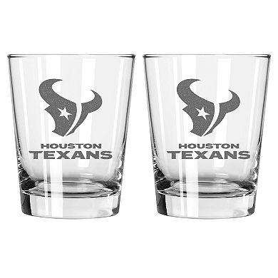 The Memory Company Houston Texans 2-Pack 15oz. Double Old Fashioned ...