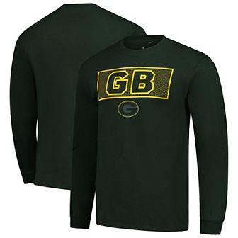 Men's Fanatics Green Green Bay Packers Squad Long Sleeve T-Shirt