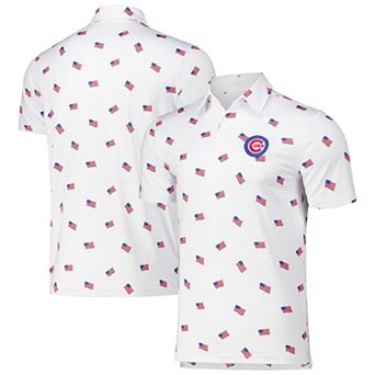 Men's Antigua White Chicago Cubs Americana Polo