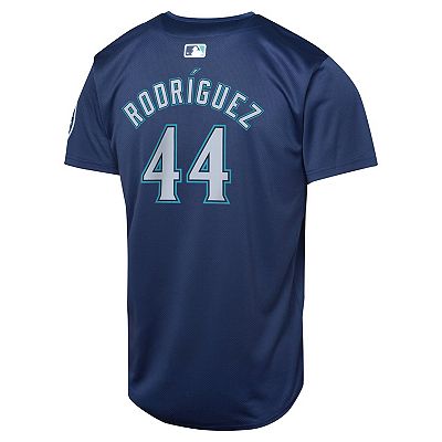 Youth Nike Julio RodrAguez Navy Seattle Mariners Road Limited Player Jersey