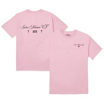 Unisex Live Breathe Futbol Pink Inter Miami CF T-Shirt