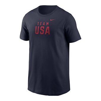 Youth Nike Navy Team USA Core Wave T-Shirt