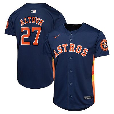 Youth Nike Jose Altuve Navy Houston Astros Alternate Limited
