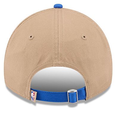 Men's New Era Tan/Blue Dallas Mavericks 2024 NBA Draft 9TWENTY ...