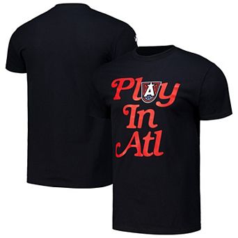 Unisex Black Atlanta Dream Play In T-Shirt
