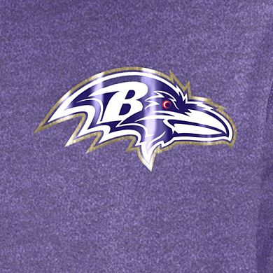 Men's New Era Heather Purple Baltimore Ravens 2024 NFL Training Camp T-Shirt