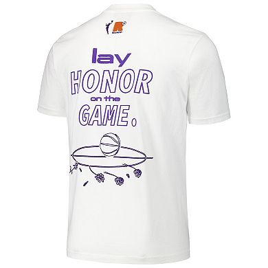 Unisex round21 White Phoenix Mercury Statement T-Shirt