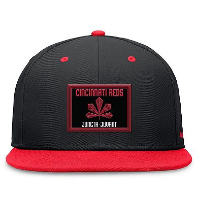 Men's Nike Black/Red Cincinnati Reds City Connect True Fitted Hat