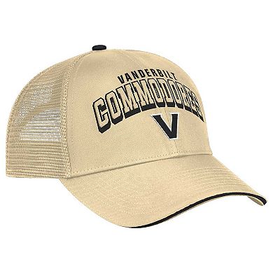 Men's Colosseum Gold Vanderbilt Commodores Wyatt Adjustable Hat