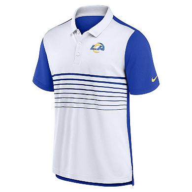 Men's Nike Royal/White Los Angeles Rams Fashion Performance Polo