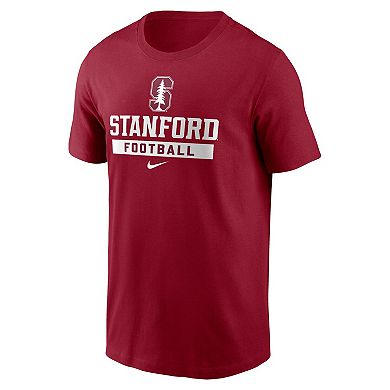 Men's Nike Cardinal Stanford Cardinal Football T-Shirt