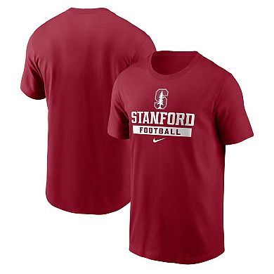 Men's Nike Cardinal Stanford Cardinal Football T-Shirt