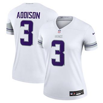 Women's Nike Jordan Addison White Minnesota Vikings Alternate Legend Jersey