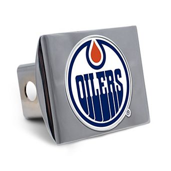 WinCraft Edmonton Oilers Premium Metal Hitch Cover