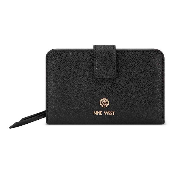 Nine West Lockup 9s French Wallet - Black