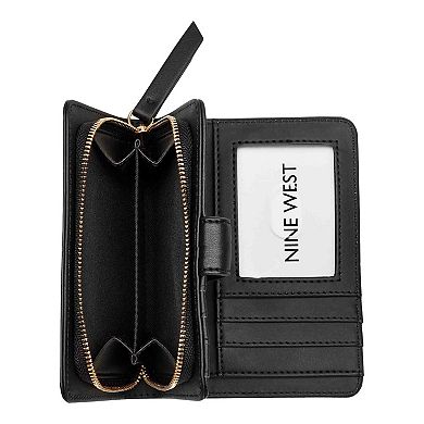 Nine West Lockup 9s French Wallet