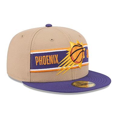 Men's New Era Tan/Purple Phoenix Suns 2024 NBA Draft 59FIFTY Fitted Hat