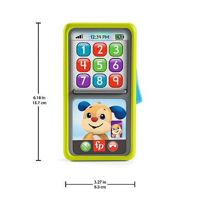 Laugh & Learn Fisher-Price 2-in-1 Slide to Learn Smartphone Musical Toy