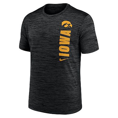 Men's Nike Black Iowa Hawkeyes 2024 Sideline Velocity Performance T-Shirt