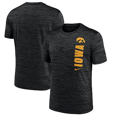 Men's Nike Black Iowa Hawkeyes 2024 Sideline Velocity Performance T-Shirt