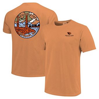 Unisex Orange Oregon State Beavers Scenic Comfort Colors T-Shirt