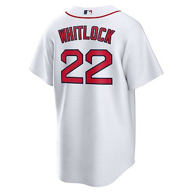 Men's Nike Garrett Whitlock White Boston Red Sox Home Replica Jersey