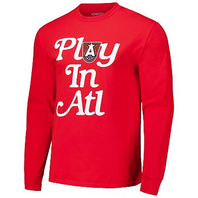 Unisex Red Atlanta Dream Play In Long Sleeve T-Shirt