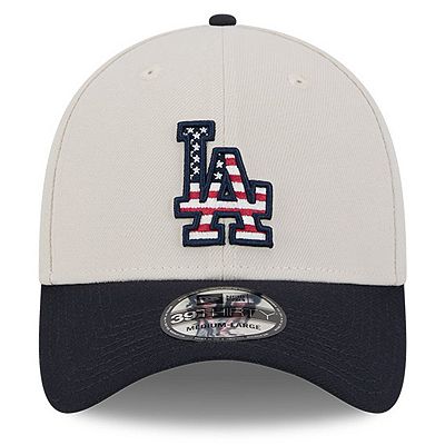 Men's New Era Khaki/Black Los Angeles Dodgers 2024 Fourth of