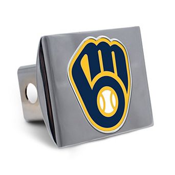 WinCraft Milwaukee Brewers Premium Metal Hitch Cover