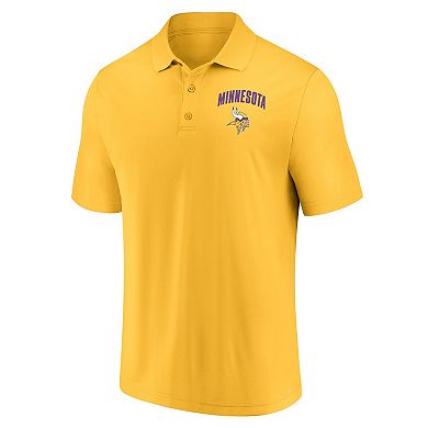 Men's Fanatics Minnesota Vikings Lockup Two-Pack Polo Set